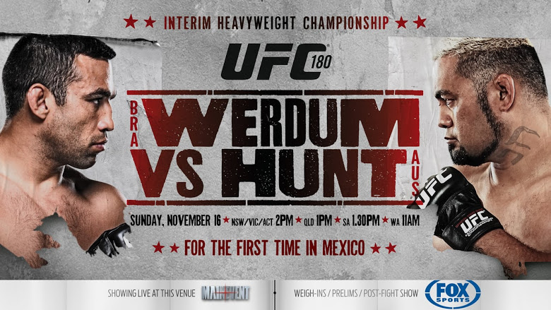 UFC 180: Werdum vs. Hunt 2014 720p